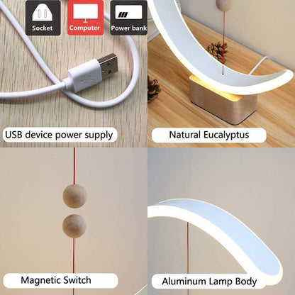 Smart Remote Control Creative Table Lamp Magnetic Suspension