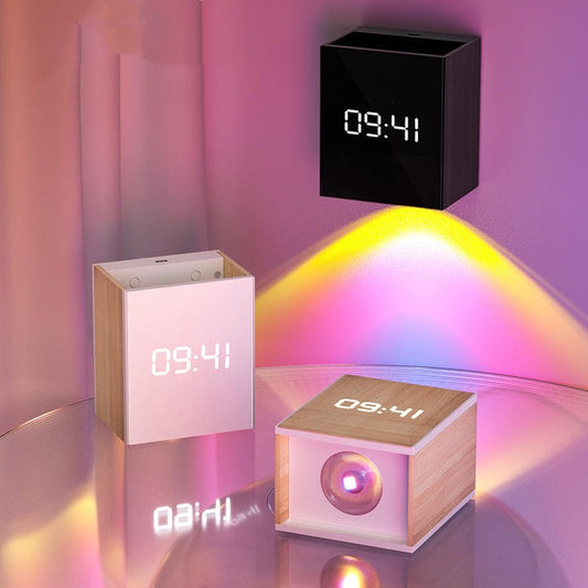 Sunset Bedroom Wall Decoration Light Projection Clock